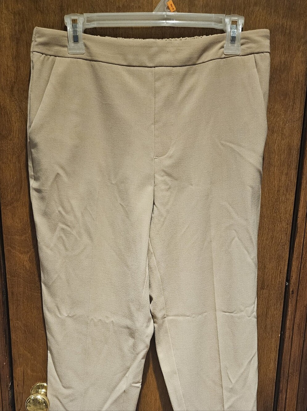 Time And Tru Beige/Tan Women's Pants With Pockets Size Medium 8-10